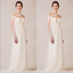 NWT BHLDN Jenny Yoo Annabelle Ivory Convertible Dress